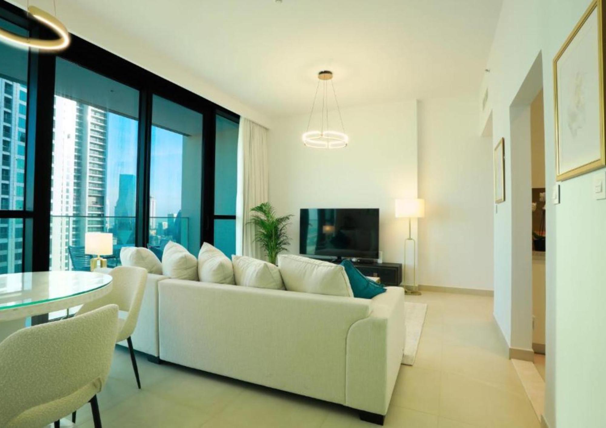 Elegant Apartment With Direct Access To Dubai Mall ภายนอก รูปภาพ