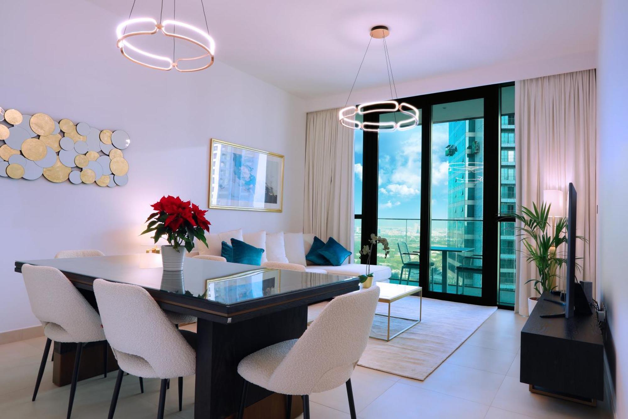 Elegant Apartment With Direct Access To Dubai Mall ภายนอก รูปภาพ
